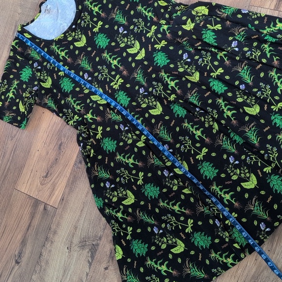 Svaha USA Dress, Pull On A Line Full, Fun Floral Design, Pockets, Size 2XL - Picture 6 of 12